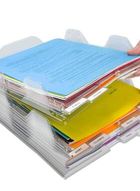 Transparent Storage Box File Tray Docut Paper Case File Box