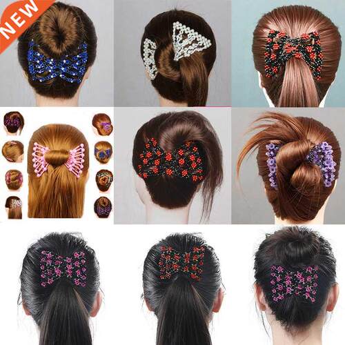 Fashion Professional Hair Comb Ladies Magic Beads Elasticity