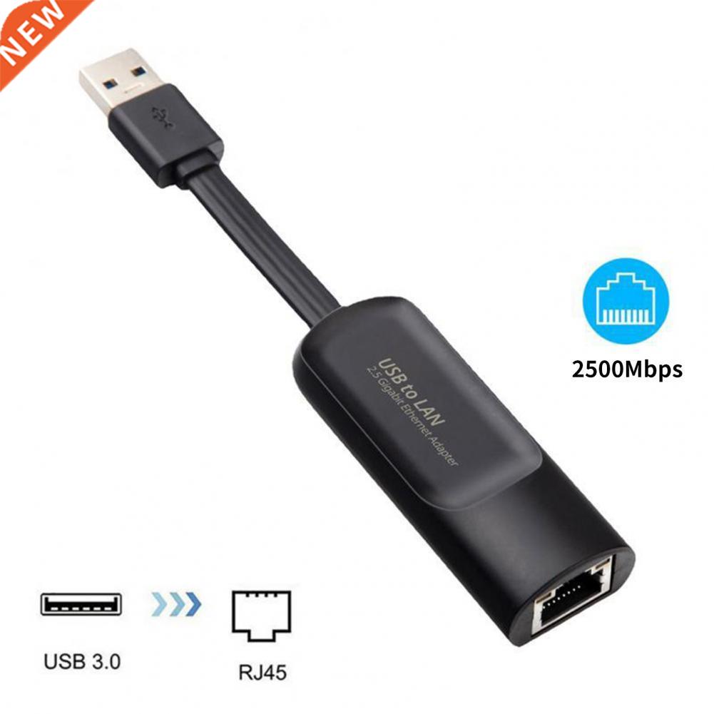 Compact  Convenient Handy Type-C to RJ-45 Ethernet Card Port