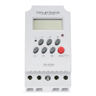 220V DC Input LCD Digital Programmable Time Switch Timer Con