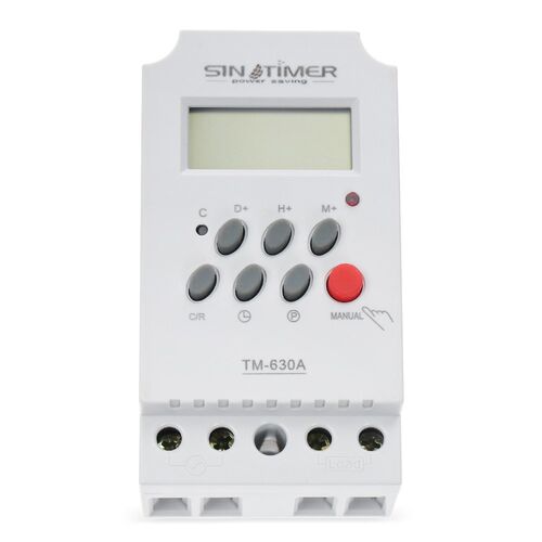 220V DC Input LCD Digital Programmable Time Switch Timer Con