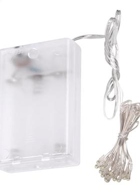 40LED 4m Silver Copper Wire Battery Operated String Fairy Li