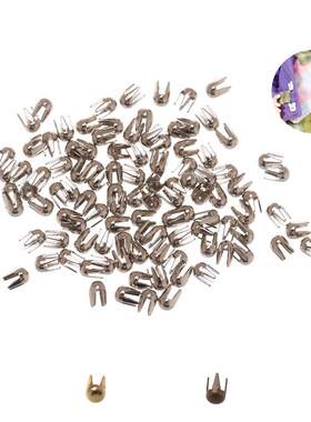 20/100Pcs/Pack 2/5/6mm Mn Buckle Round Bead Claw Hammer Su