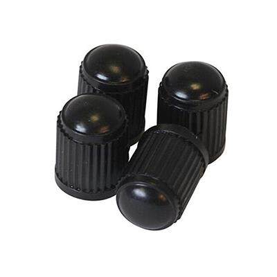 20 Pcs Black Plastic Dust Valve Caps Bike Car Wheel Tyre Air