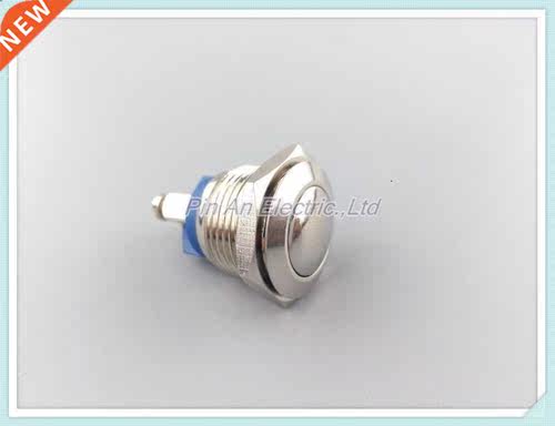 16mm metal button switch arc waterproof self resetting a nor
