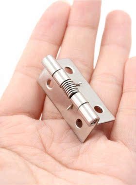 1.5 Inches Stainless Steel Hinge 4 Mounting Holes Butt Sprin