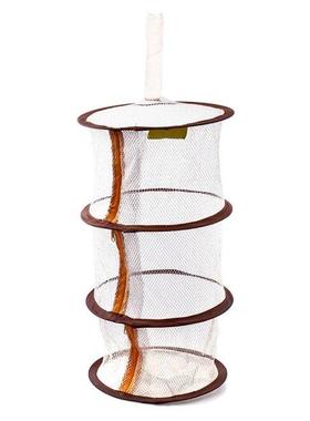 2 Pieces Zipper Bra Drying Basket 3-layer Hanging Net Mesh S