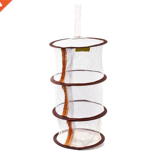 2 Pieces Zipper Bra Drying Basket 3-layer Hanging Net Mesh S