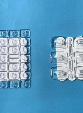 10/20Pcs Wall Hooks Removable Transparent Seemless Hook Rack