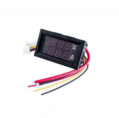 DC 0-100V 10A Digital Voltmeter Ammeter Dual Display Voltage