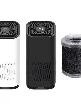Portable Usb Negative Ion Air Purifier With Hepa Filter Home