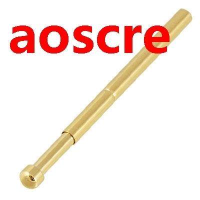 100 Pcs 2.5mm Dia Spherical Tip Spring Loaded Test Probes Pi