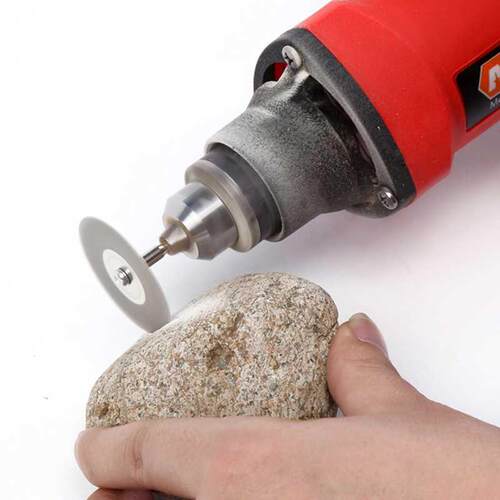 5Pcs 22mm Emery Diond Cutting lades Drill it+1 Mandrel F