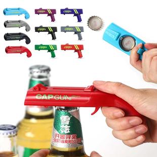 Cap Gun Beer Opener Bottle Flying Cap Launcher Shooter Party