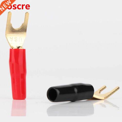 12pcs SY150 High Quality Gold Plated Spade Plug Speaker Cab