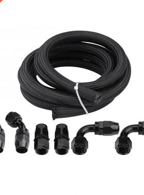 AN10 Fttng Stanless Steel Nylon Braded Ol Fuel Hose Ln