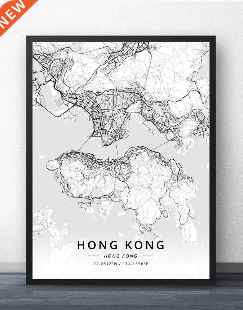 Hong Kong Map Post