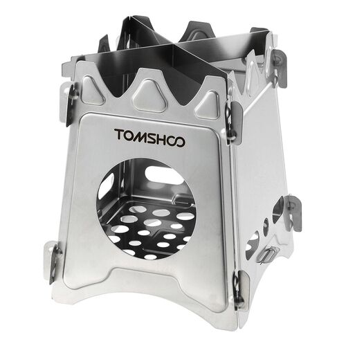 Camping Wood Stove Portable Folding Lightweight Titanium Woo