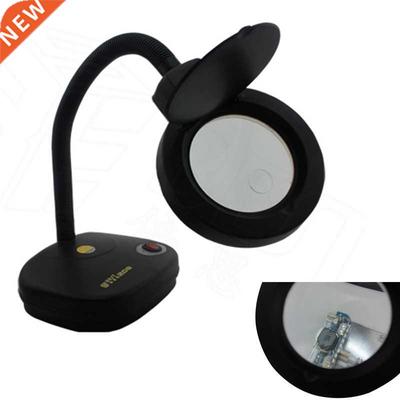 Best Quality illumination Magnifying Glass 10X 5X Lamp Loupe