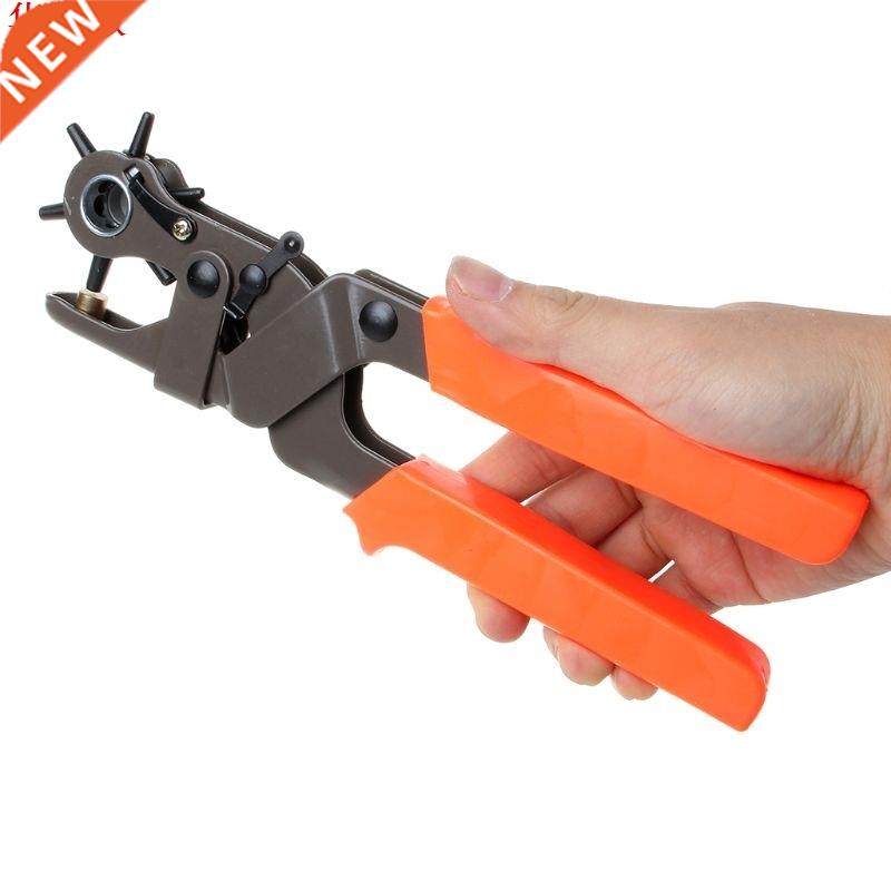 9		 Leather Belt Hole Punch Drill Plier Eyelet Spin Se