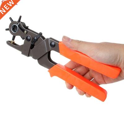 9		 Leather Belt Hole Punch Drill Plier Eyelet Spin Se