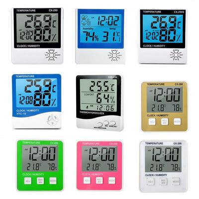 1Pcs LCD Digital Temperature Humidity Meter -2 -1 Indoor Out