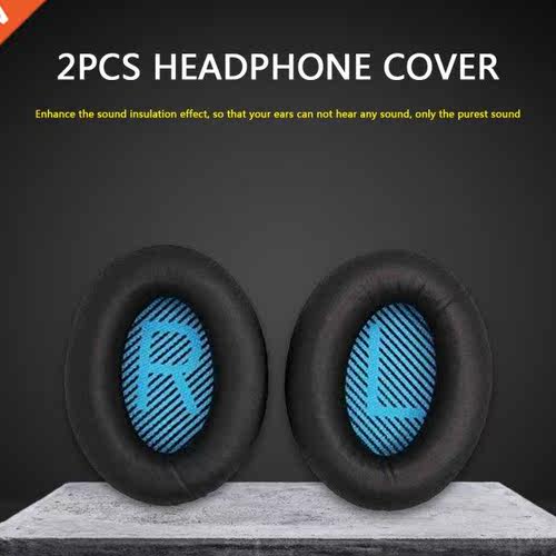 2PCS Headphone Cushion Cover Pads Headphone Replacement Earp