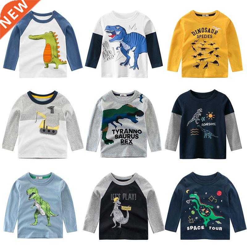 Children T Shirt Long Sves Kids Boys Girls Cotton Tops Ba