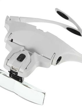 Elder Dentist Tailor Embroidery Worker Reading Led Eyes Prot