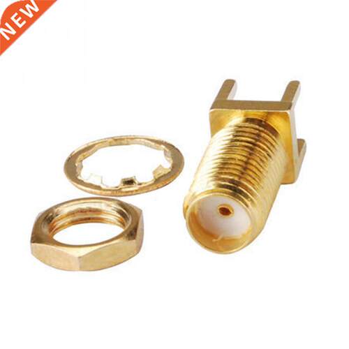 10Pcs 1.6mm SMA Female Jack Solder Edge PCB Straight Mount G