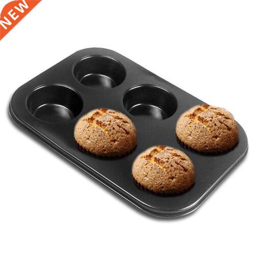 6-Cavty Muffn Bakng Pan Cake Bread Mold Cupcake Pan Non-S