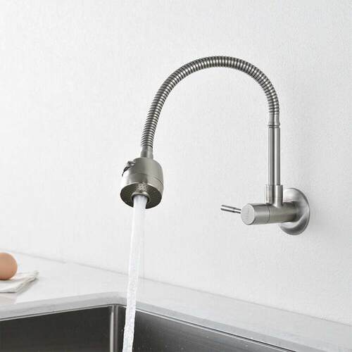Brushed Nickel Wall Mount Kitchen Filler Laundry Stainless S