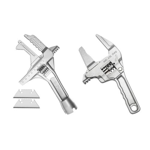 Multifunctional Short Handle Wrench with Blade Adjustable La