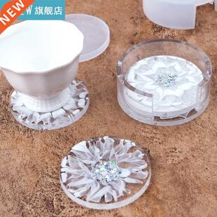 Crystal Epoxy Resin Mold Coaster Storage Box Silicone Mould