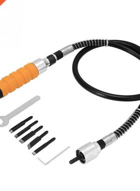 Carving Chisel Engraving Router Knife Tool 5 Blades Wrench S