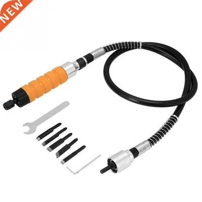 Carving Chisel Engraving Router Knife Tool 5 Blades Wrench S