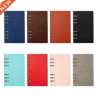 A6 Loose-leaf Notebook PU Leather Binder Cover Refill Notepa