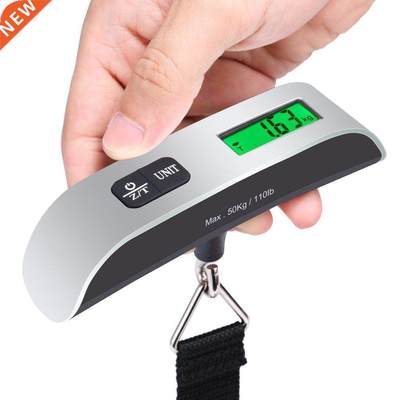 Portable Scale 110lb/50kg Digital LCD Display Electronic Lug