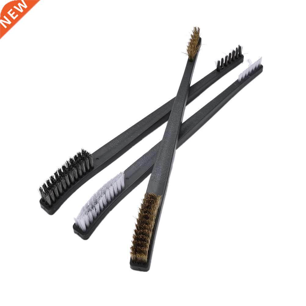 3pcs Mini Remove Rust Brushes Mini Brass Cleaning Polishing