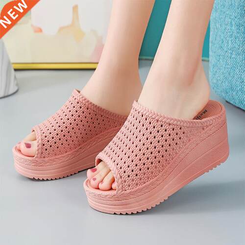 Shoes Women Slippers New High-heeled Slippers Women's Su
