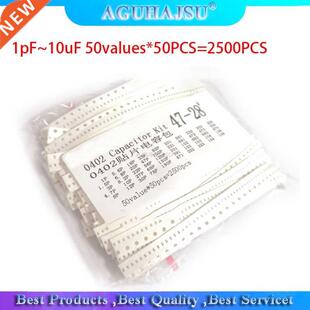 0402 SMD Ceramic Capacitor Assorted Kit 1pF~10uF 50values*50