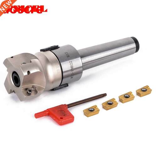 MT3-FMB-Shank 50mm Face End Mill CNC Milling Cutter + 4pcs A