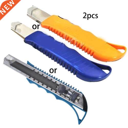 2Pcs Utility Stinless Steel Slide Snp Off Cutter Blde Ret