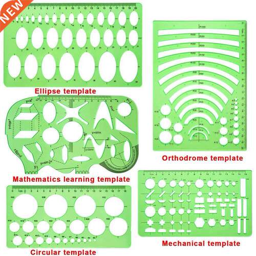 11 Pcs Drawings Templates Architecture Office School Learn M
