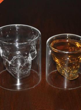 Crystal Skull Head Vodka Whiskey Shot Glass Drink Ware Home