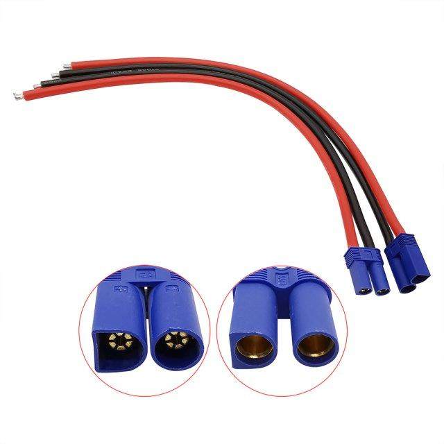 EC5 Male Female Bullet Connectors Pigtail 10AWG Silicone Wir