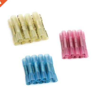 20Pcs Insulated Heat Shrink Butt Terminals Electrical Splice