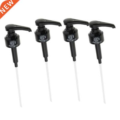 4 Pcs Coffee 1 Liter Dispenser Syrup Pump Black Liquid Dispe