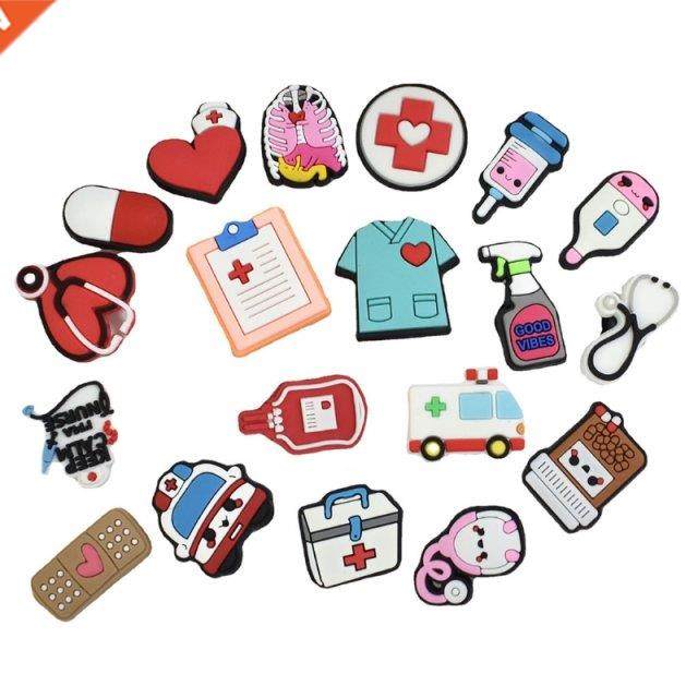 20Pcs Medical Themed Pencil Topper Take Apart Cartoon Pen Ca