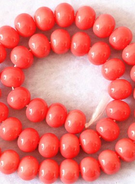 *Special rondelle abacus 5*8mm baking paint glass loose bead